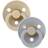 Bibs Colour Round Pacifier Latex Size 1 2-pack Vanilla/Cloud