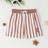Shein Young Boy Striped Beach Tree Pattern Drawstring Swim Trunks