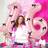 Shein 7pcs 40inch Pink Numeral Balloon Set