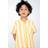 H&M Boys Yellow Striped Cotton Muslin Resort Shirt