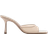 Mango Pointed Heel Sandals - Beige