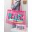 Shein Large Capacity Beach Pattern Mesh Bag Set