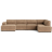 Møbelkompagniet Lyon U-sofa Capri Dark Beige Sofa 368cm