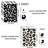 Shein Set Of Five Vintage Leopard Print Wall Stickers 1pc Self-adhesive Decoration