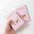 Shein Creative Pink PU Passport Cover Ticket Holder