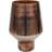 Ivyline Opulent Tall Curved Bronze Vase 25cm