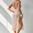 Shein Solid Color Hollow Side Slit Camisole Cover Up Dress