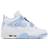 Nike Air Jordan 4 Retro Forget Me Not W - White/Aluminum/Blue Tint/Oil Green
