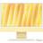 Apple iMac, 24-inch, M4 Chip, 10-core CPU, 10-core GPU, 16GB Unified Memory, 256GB SSD Storage Standard Glass Yellow