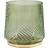 Ivyline Elm Embossed Soft Sage/Gold Candle Holder 20cm