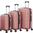 Juskys Rom Set of 3 - Pink