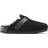 Birkenstock Boston Shearling Suede Leather - Black
