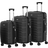 Juskys Rom Set of 3 - Black