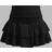 Shein Solid Color Teens Girls Low-Waist Cake Skirt - Black
