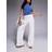 MissyEmpire Crinkle Wide Leg Trousers - White