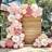 Shein 114pcs White Daisy Balloon Arch Kit