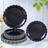 Shein 7 9 Inch Black Petal Disposable Paper Plates