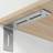 Shein 2pcs 90-Degree Stainless Steel Corner Brackets With Screws