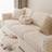 Shein Thick Warm Plush Jacquard Anti-Slip Seat Cushion Loose Sofa Cover