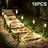 Shein 10pcs Solar Powered Lawn Lights Ground Lighting