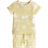 H&M Ribbed Cotton Set 2-piece - Yellow/Seashells (1270934003)