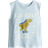 H&M Printed Vest Top - Light Blue/L.A. Cali (1234332006)