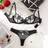 Shein Floral Embroidered Semi-Sheer Bra Set With Adjustable Straps