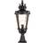 Elstead Lighting Baltimore Large Weathered Bronze Gate Lamp 68cm