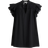 H&M Flutter Sleeve Dress with Broderie Anglaise - Black
