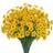 Shein 2 Pcs Silk Flowers Bouquet Artificial Plant