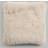 Dunelm Fluffy Fur Cushion Cover Beige (43x43cm)