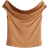 H&M Draped Off The Shoulder Top - Light Brown
