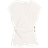 Zara Textured Clasp Top - Oyster White