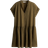 H&M Crinkle Tunic Dress - Dark Khaki Green