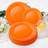 Shein 20pcs 9-Inch Disposable Orange Plates