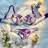 Shein Plus Size Floral Lingerie Set - Purple