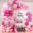 Shein 100pcs Pink Mouse Birthday Balloons Kit