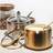Shein 300ml Stainless Steel With Glass Lid And Spoon Sugar bowl
