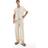 New Look Linen Blend Wide Leg Trouser - Neutral
