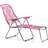 Fiam Chaise Longue Spaghetti - Rose - Aluminium