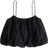 H&M Bubble Hem Strappy Top - Black