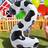 Shein 40inch Cow Print Number Foil Balloon
