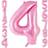 Shein 40 Inch Oversized Pink Number Foil Balloon