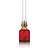 Karlskrona Lampfabrik Skeppsholmen Ruby Red Olielampe 35cm