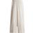 H&M Wide Leg Pants - White/Brown