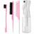 Shein 4pcs Hair Comb Set, Including 1pc Edge Brush, 1pc Hair Brush, 1pc Rat Tail Comb, And 1pc Spray Bottle, Hair Smoothing Comb Set