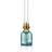 Karlskrona Lampfabrik Skeppsholmen Aquamarine Olielampe 35cm