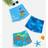 Shein Boys Cute Cartoon Dinosaur Pattern Beach Shorts - Multicolor