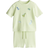 H&M Textured Cotton Set 2-Piece - Light Green/Dinosaurs