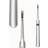 Shein Professional Silver Stainless Steel Finger Cuticle Cleaner Fork Pusher